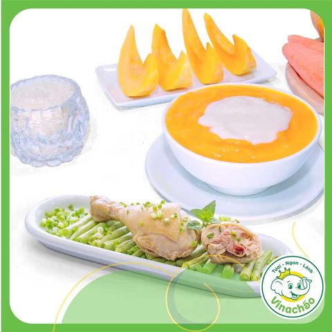 Cháo Thịt gà chứa nhiều protein, là một nguồn cung cấp chất dinh dưỡng cần thiết cho sự phát triển của trẻ em