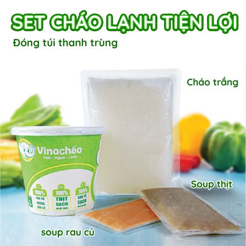  SET CHÁO SƯỜN NON SỐT CAM 