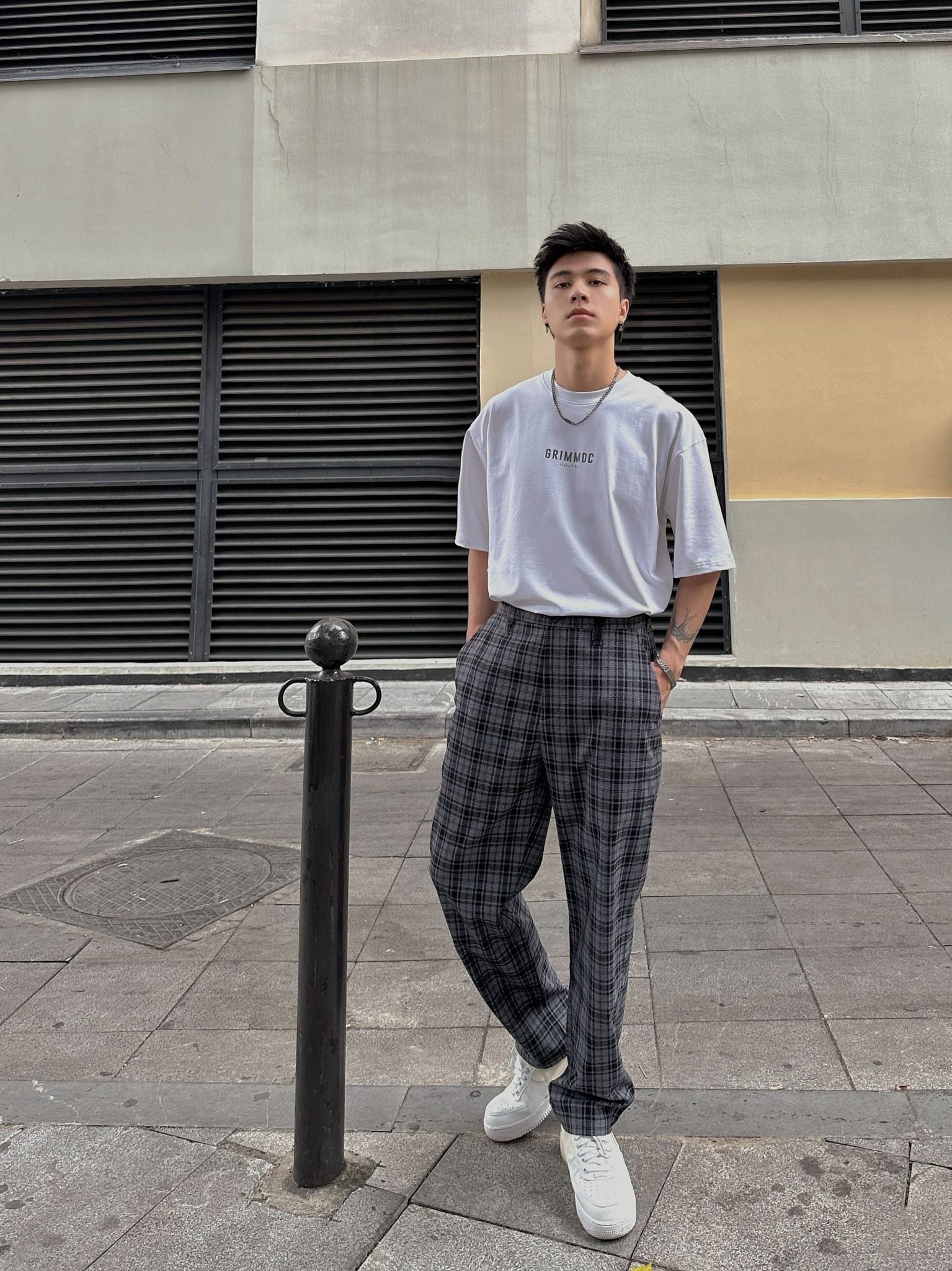 F.C.R.B. おぞましい RAIN PANTS GRAY M