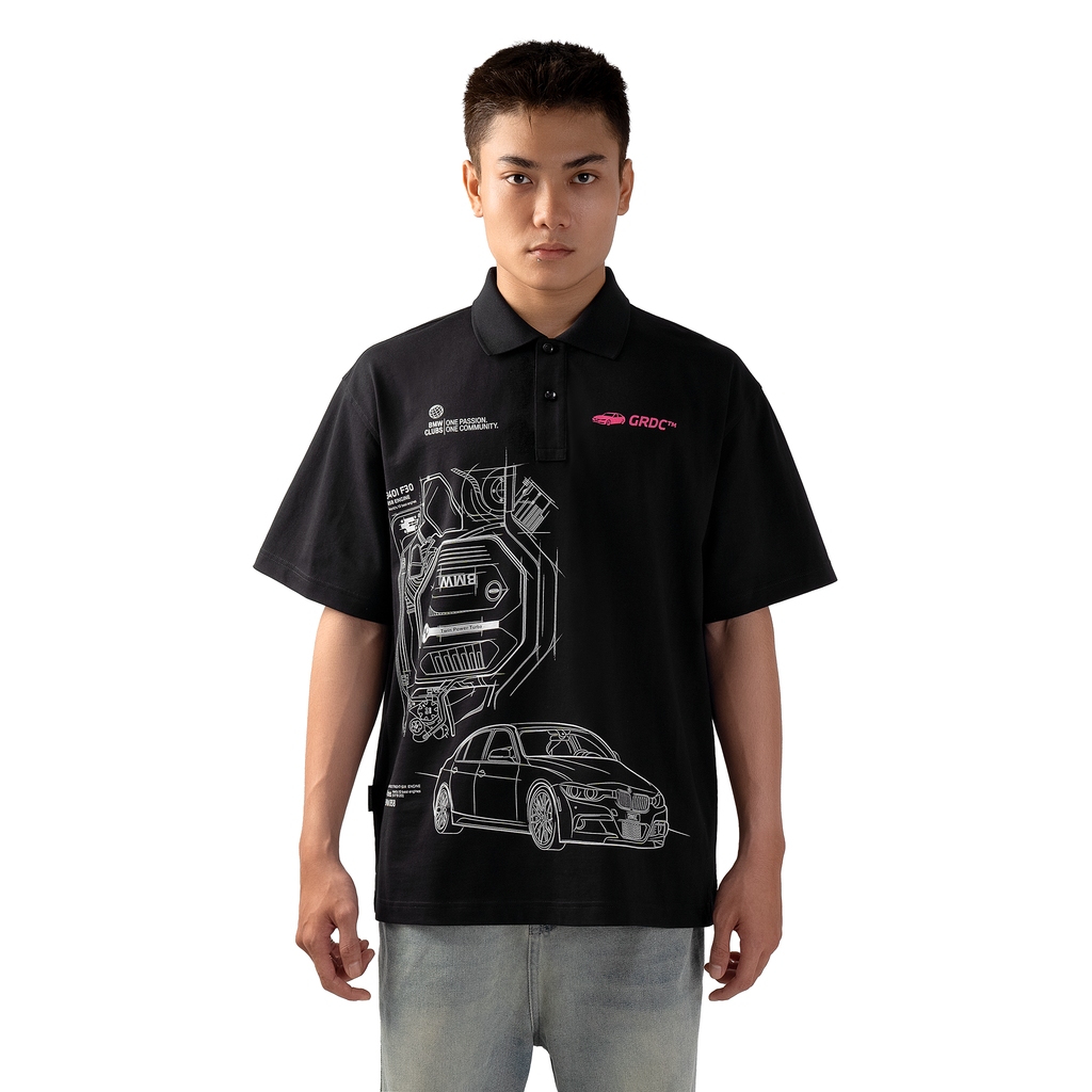 _Collab BMWSG x GRIMMDC Oversize fit | Black
