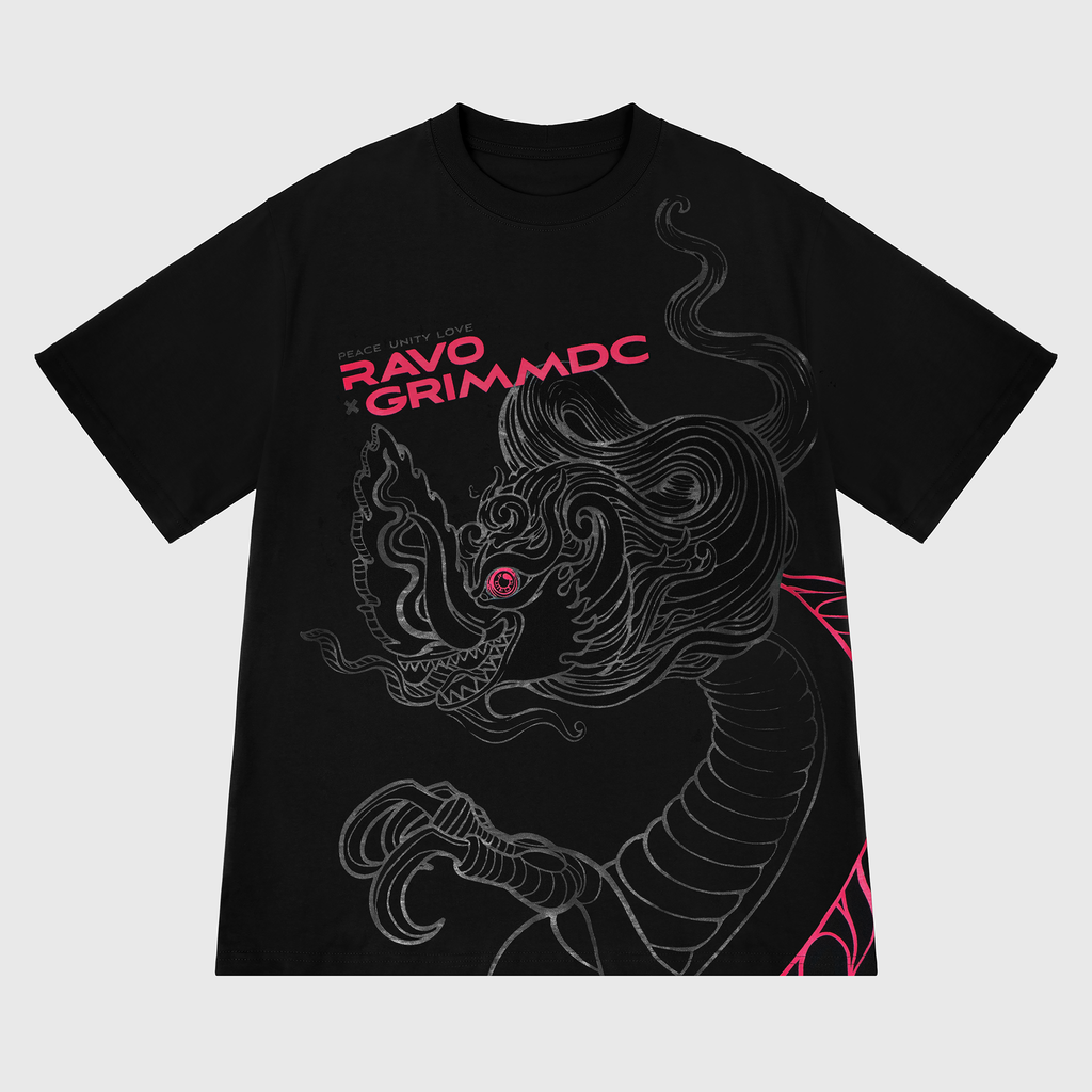 Áo thun Glow-rious Dragon // Ravo x Grimm DC