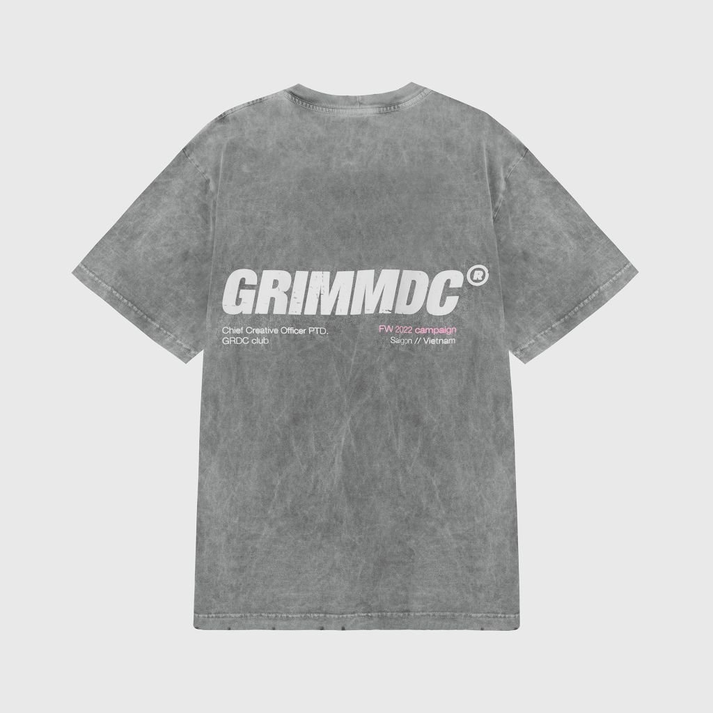 Grimm DC Signature Destroyed collection | Áo thun CCO PTD. // Grey