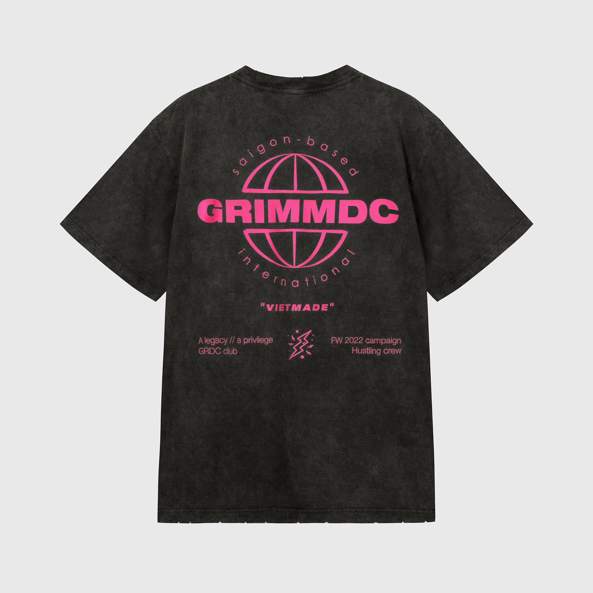 Grimm DC Signature Destroyed collection | Áo thun Worldwide // Black