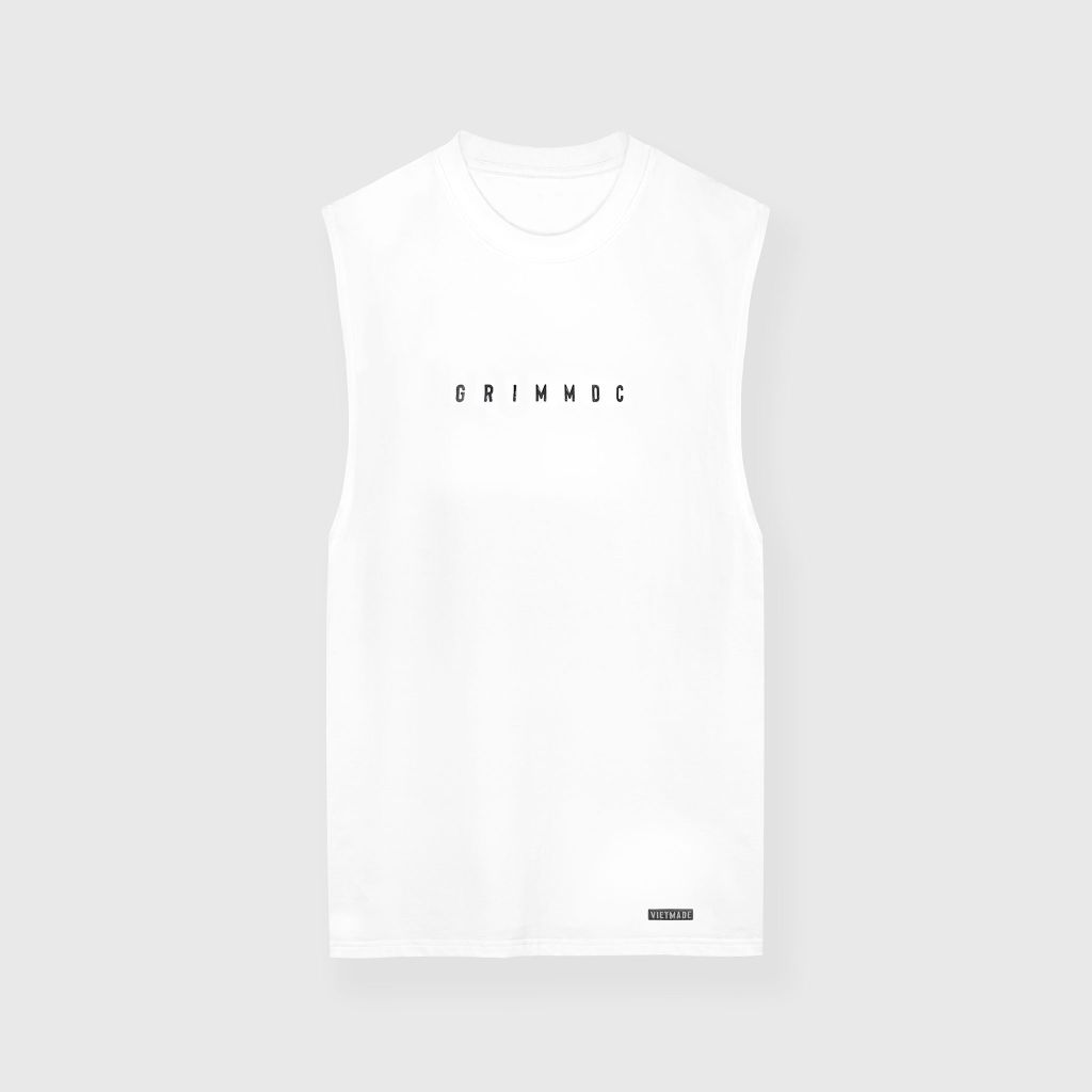 Grimm DC essential tank top // White