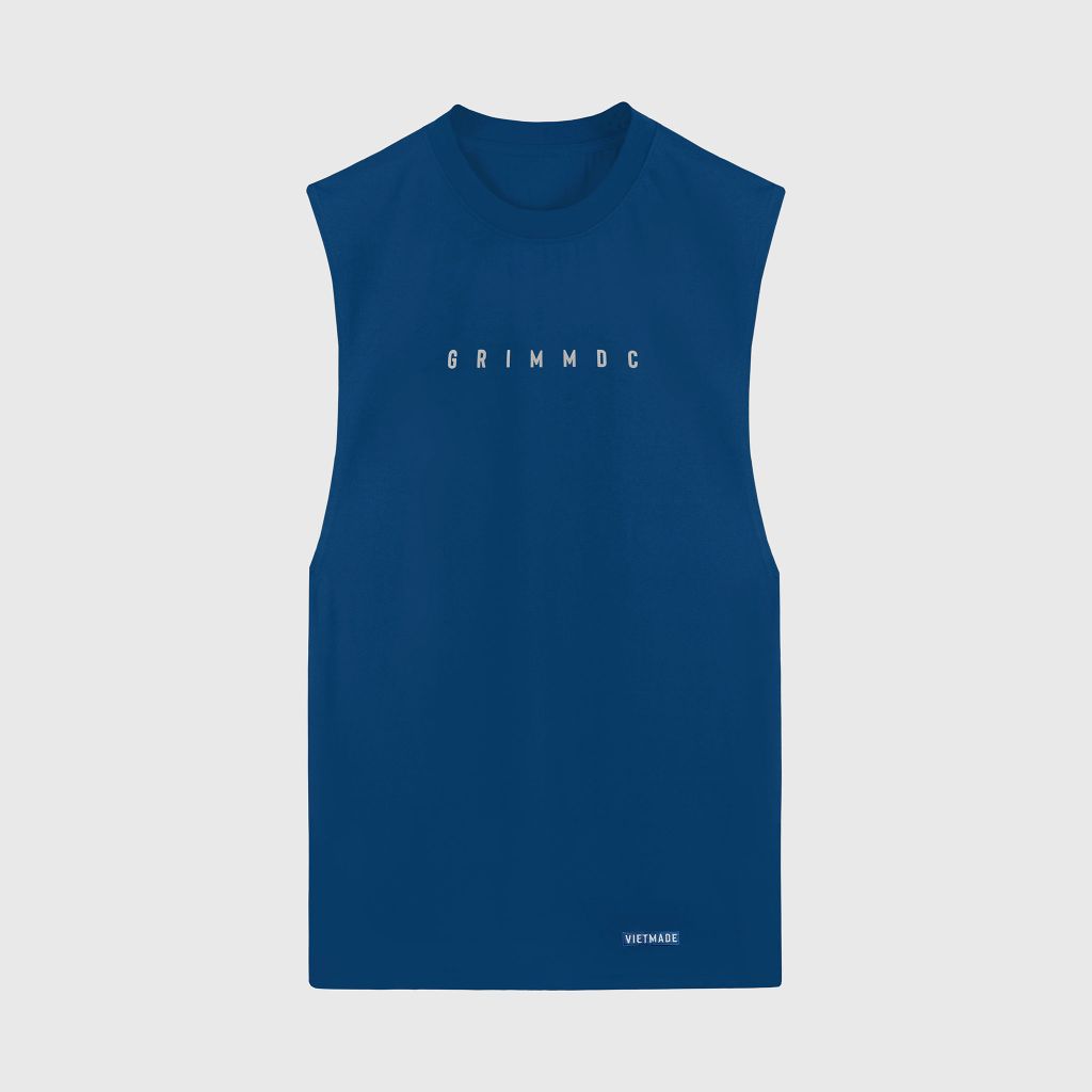 Grimm DC essential tank top // Indigo Peony