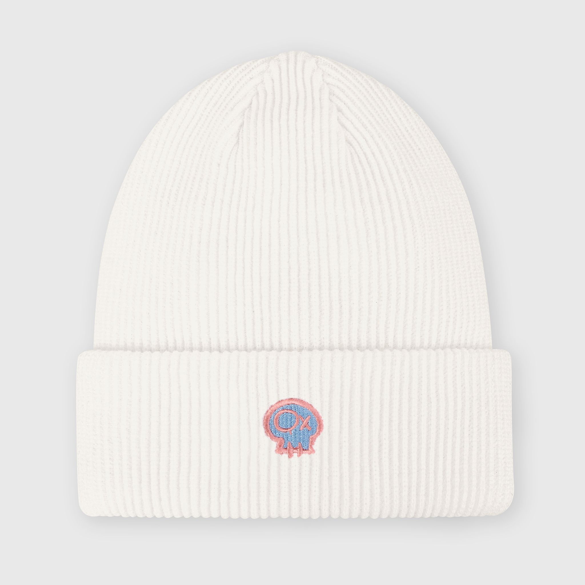 Skull beanie // Sky blue