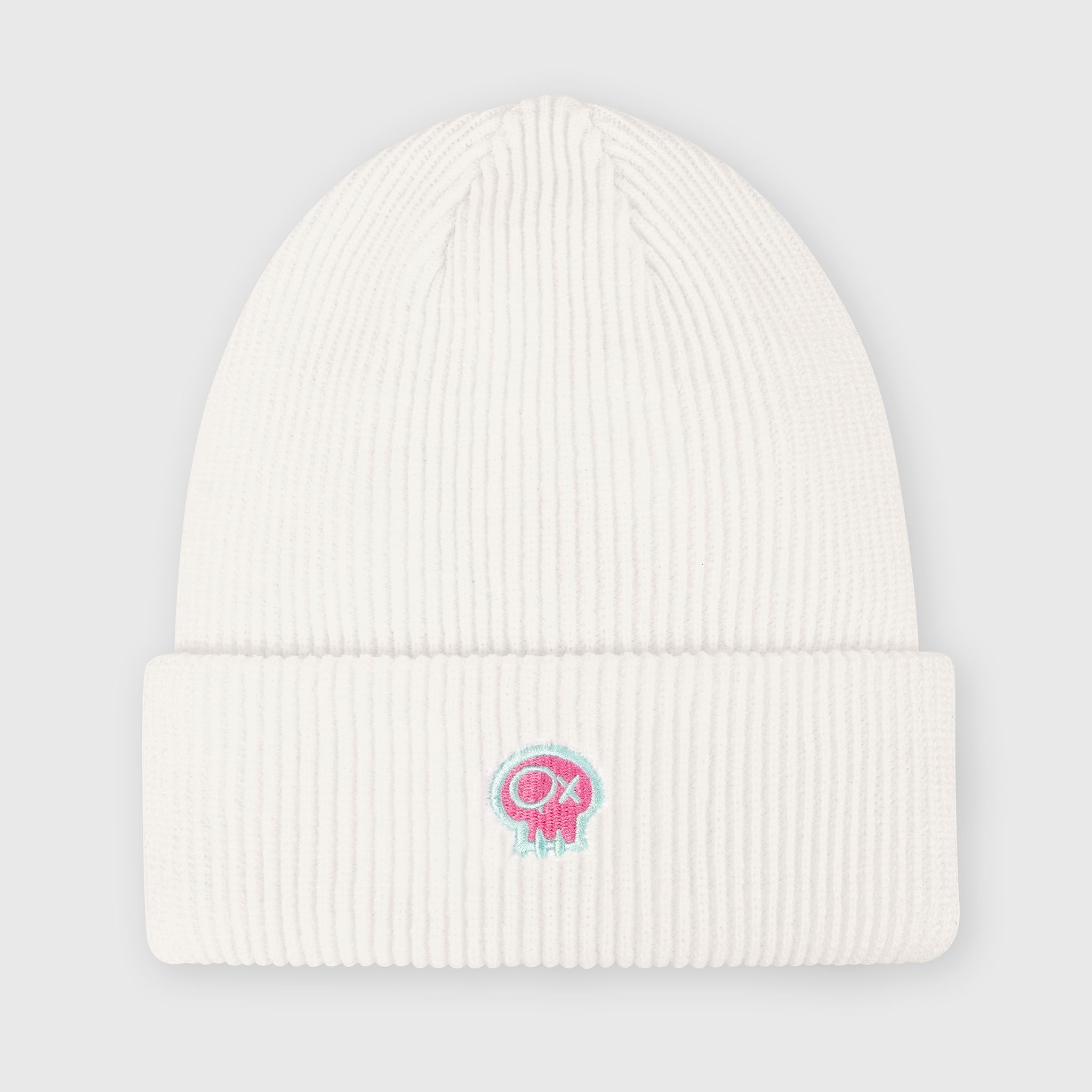 Skull beanie // Tipsy pink