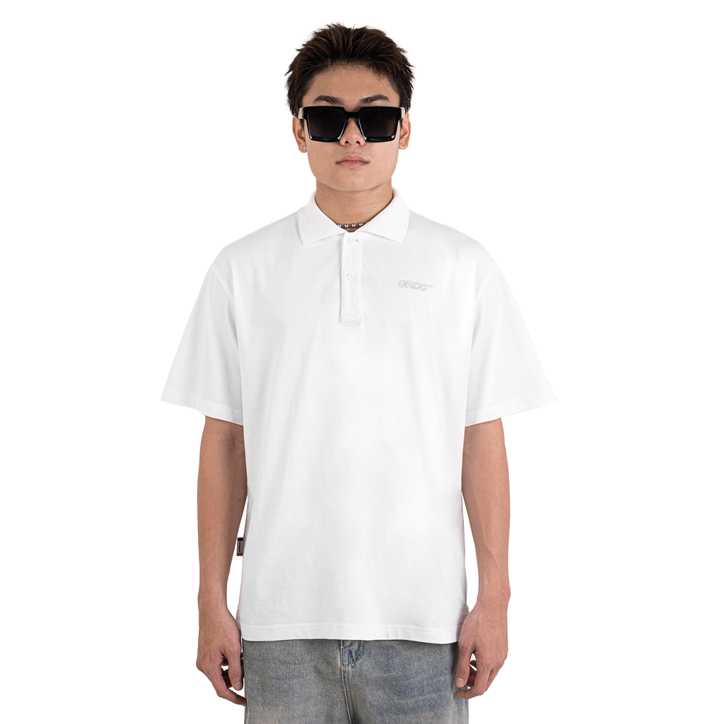 Polo GOAT BROS Oversize fit | White