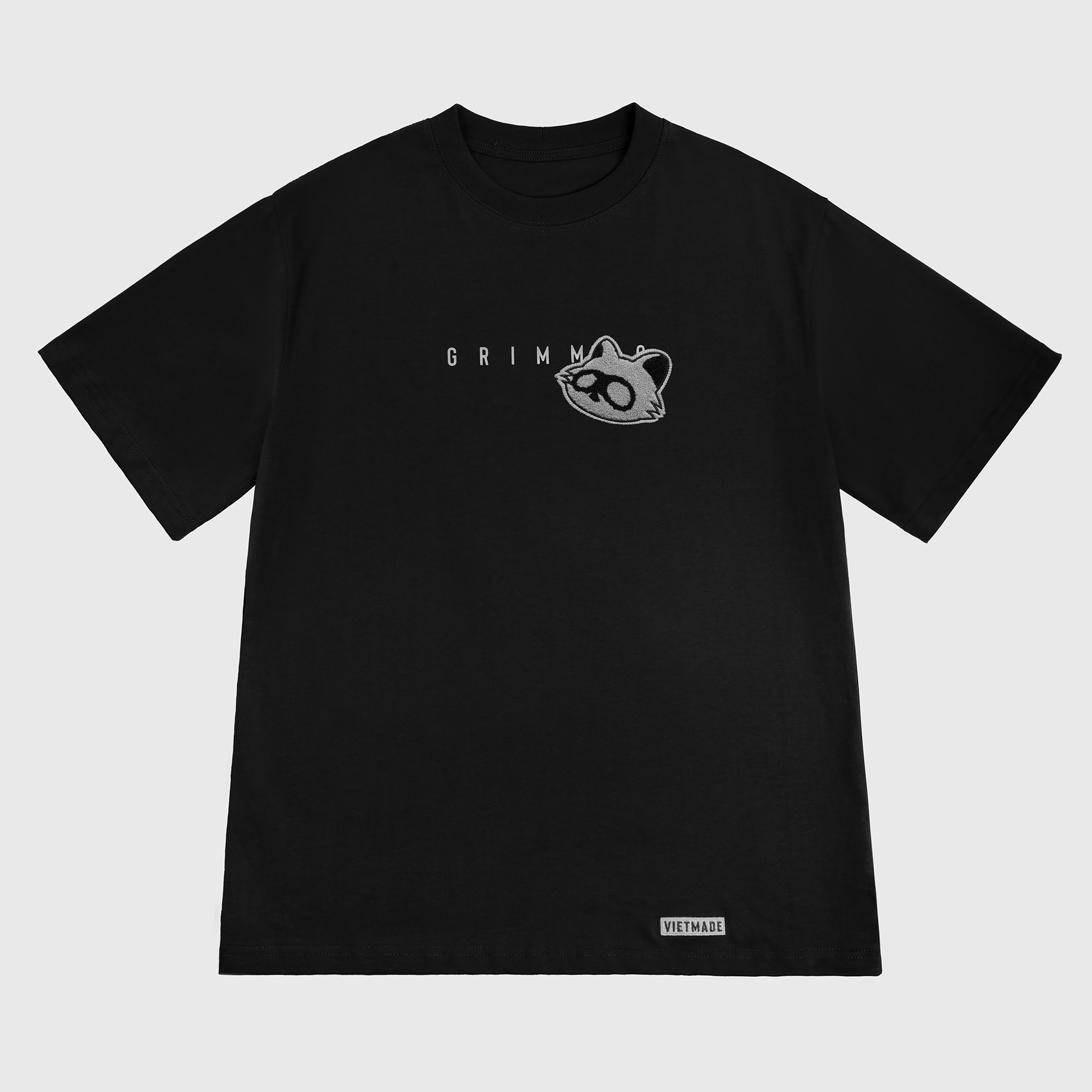 Áo thun Grimm DC raccoon // Black