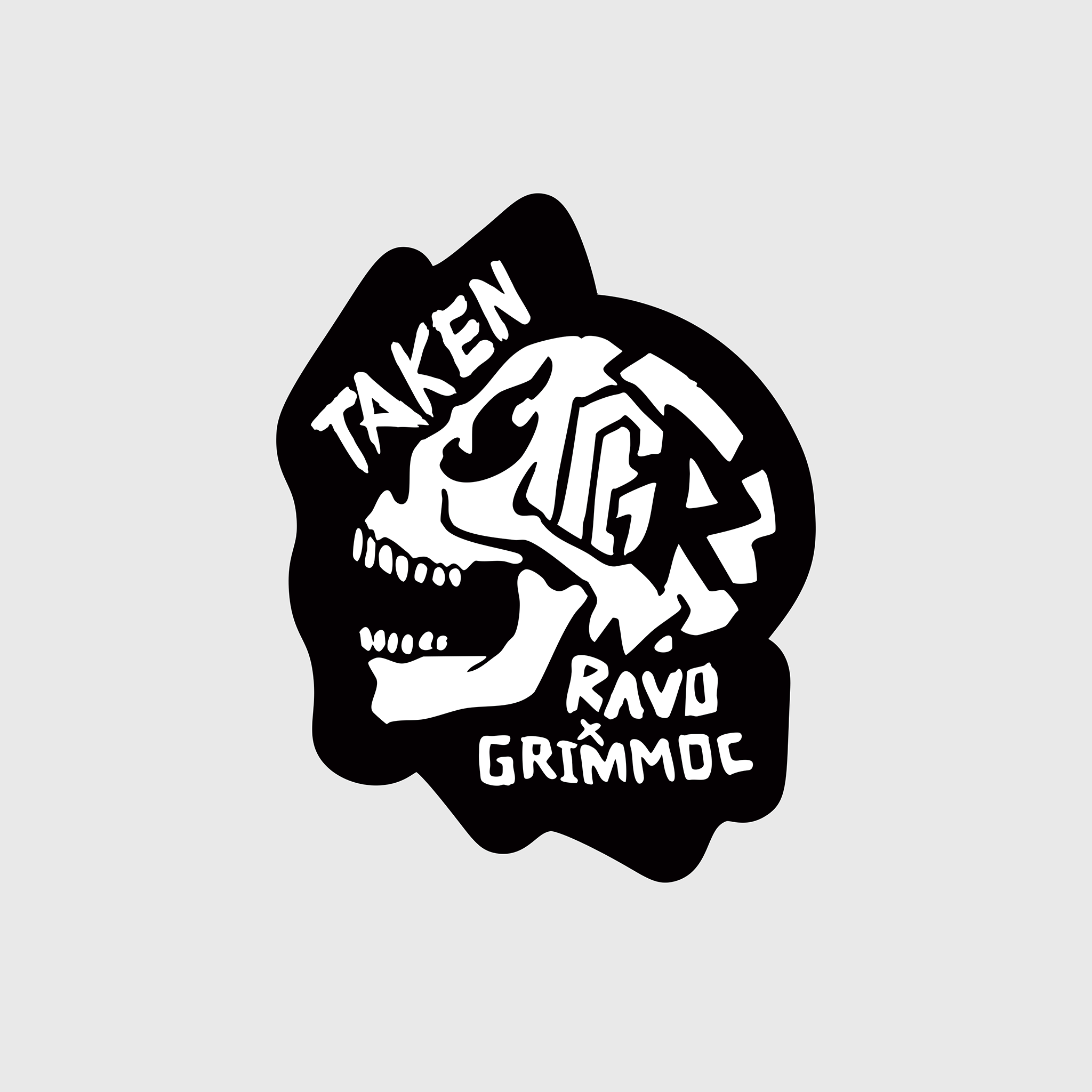 Pin gài Rave to the Grave // CÓ BỒ // Ravo x Grimm DC