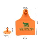 Thẻ tai Bò TPU 10x7,5cm