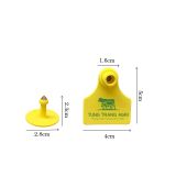 Thẻ tai Lợn chất liệu TPU, kích thước 5x4cm tungtrangagri