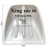 Xẻng nhựa kích thước 42x38cm, dày bền, nặng 700g - Tungtrangagri
