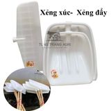 Xẻng nhựa kích thước 42x38cm, dày bền, nặng 700g - Tungtrangagri