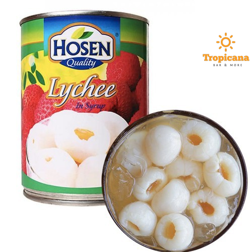  Vải ngâm Hosen - Lon 565gr 