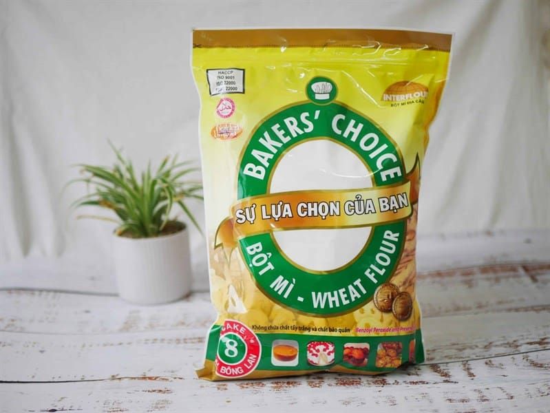  Bột mì số 8 làm bánh bông lan Baker Choice - Bịch 1kg 