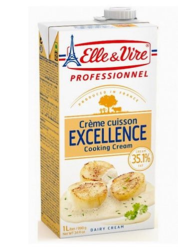  Kem sữa chế biến Cooking Cream Elle&Vire - Hộp 1L 