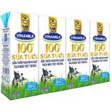  THÙNG Sữa tươi tiệt trùng không đường 100% Vinamilk - Hộp 1L - DATE MỚI NHẤT 