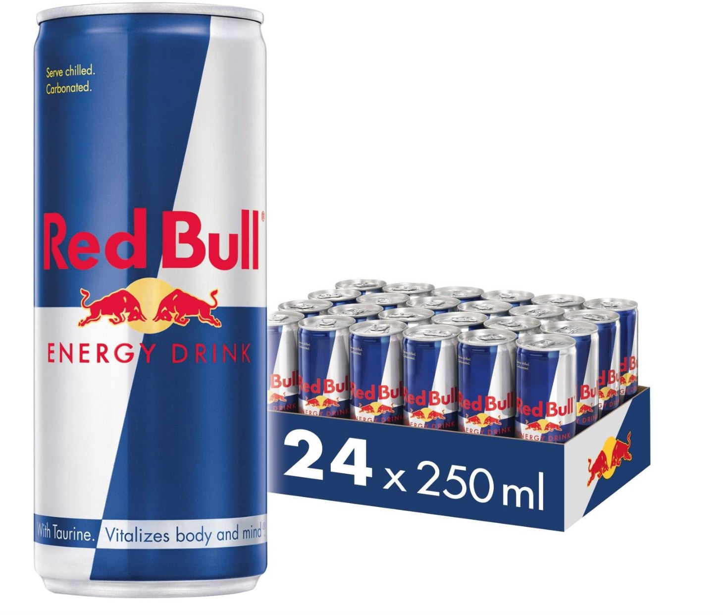 Nước uống tăng lực Redbull Energy Drink - Red Bull nhập khẩu 250ml 