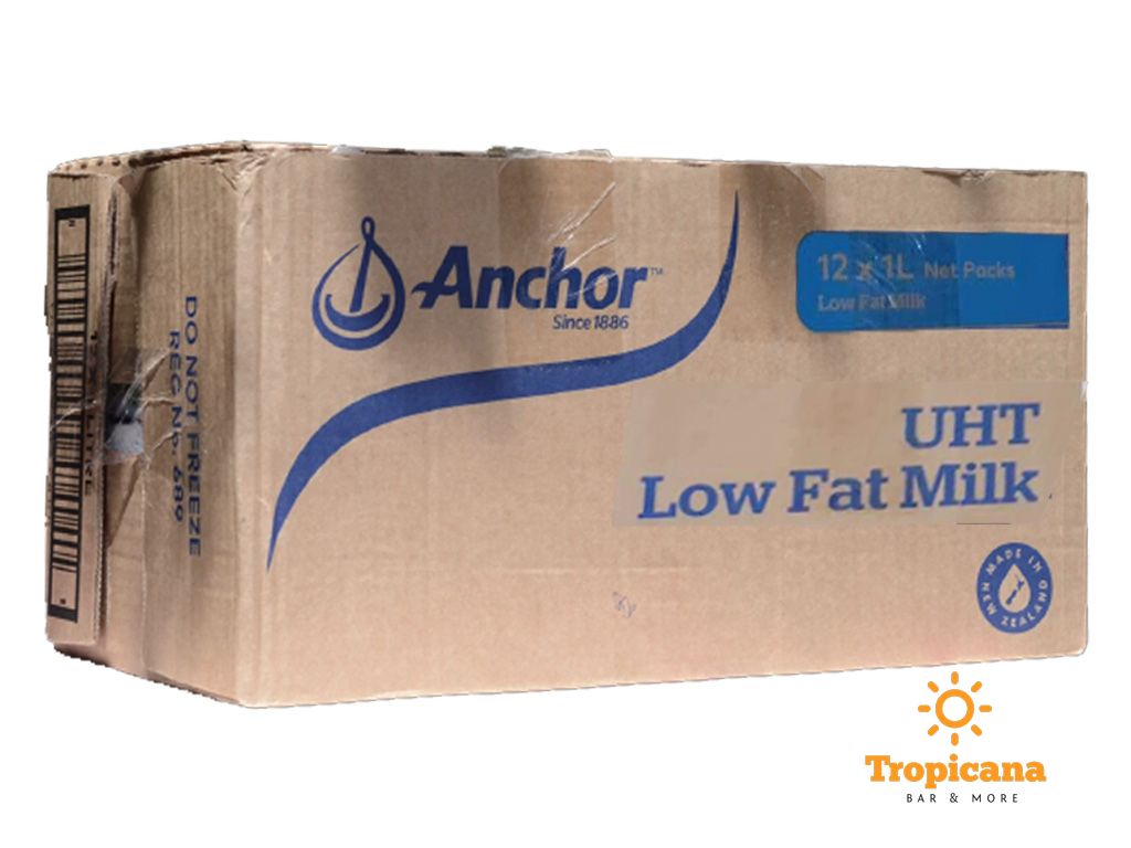  THÙNG Sữa tươi tiệt trùng ít béo Anchor - Hộp 1L 