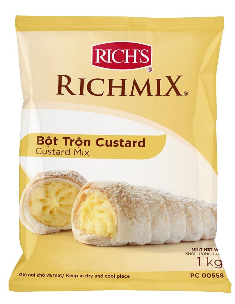  Bột Trộn Custard Rich 1Kg 