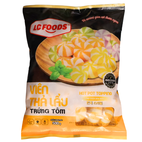  Viên thả lẩu các vị LC food - Bịch 500gr 