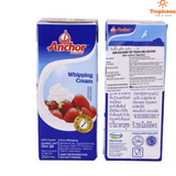  Kem sữa whipping cream Anchor - Hộp 250ml 