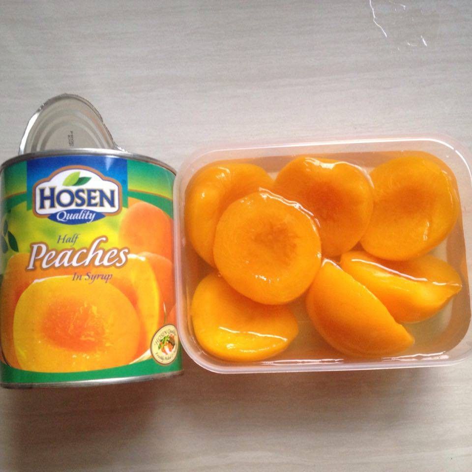  Đào Ngâm Hosen - Lon 825gr 