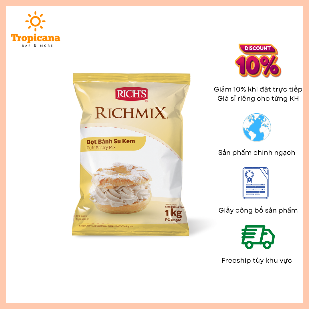  Bột Nhân Su Kem Rich - Gói 1kg 