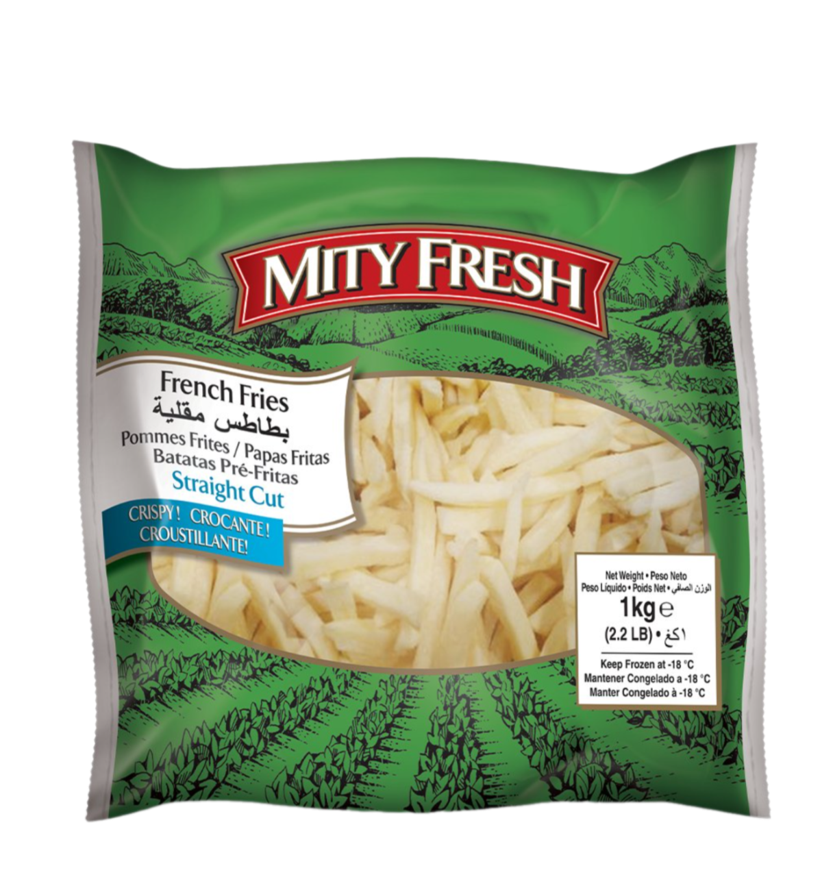  Khoai Tây Cắt Sợi 10mm Mity Fresh - Gói 1kg 