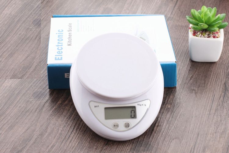  Cân điện tử trắng B05/F400 - Tròn/ Chữ nhật 