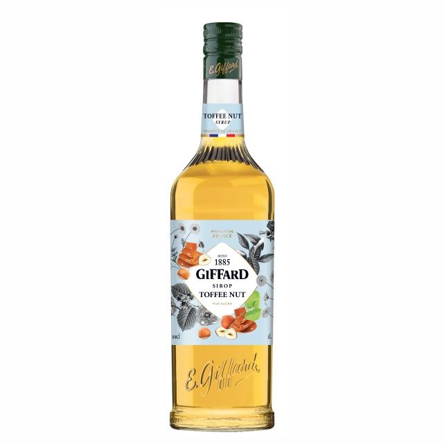  Syrup Giffard Kẹo hạt bơ 1 Lít - Toffee Nut Syrup 