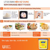  Sốt Mayonnaise Best Food REAL - Hủ 3kg 