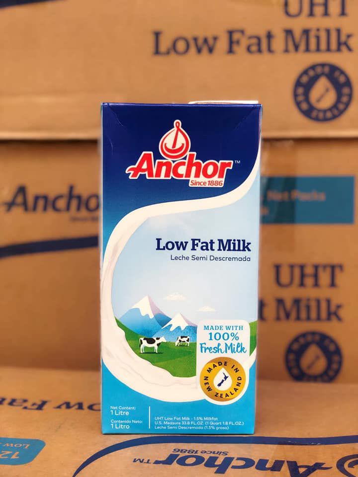  Sữa tươi tiệt trùng ít béo Anchor - Hộp 1L 