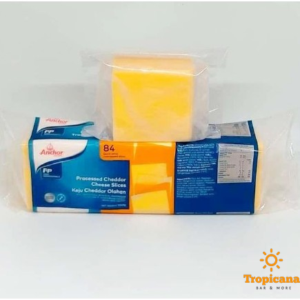  Phô mai lát Cheddar Anchor New Zealand 84 lát - Gói 1040g 