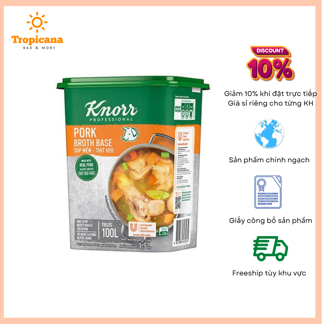  Knorr Súp Nền Thịt Heo  - 1.5kg 