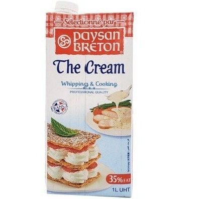  Kem sữa Whipping Cream Paysan Breton - Hộp 1L 