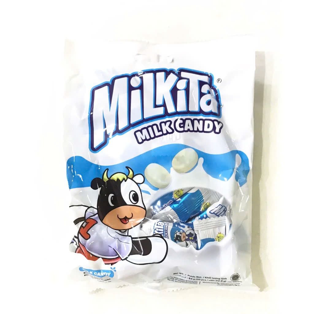  Kẹo Sữa Milkita Vị Sữa Milkita Milk Candy (Gói 84g) 