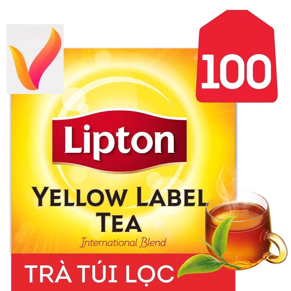  Lipton Nhãn Vàng - Hộp 100 Túi 