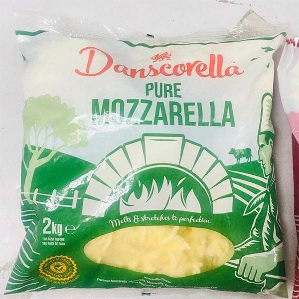  Phô Mai Mozzarella Danscorella Anh 2kg 