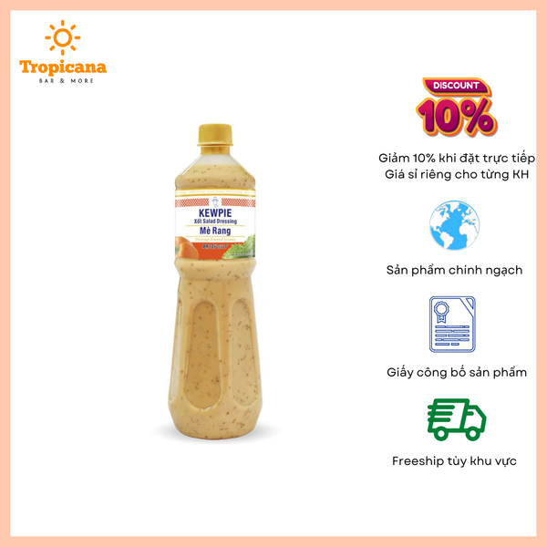  Xốt Mè Rang Kewpie - Chai 1L 