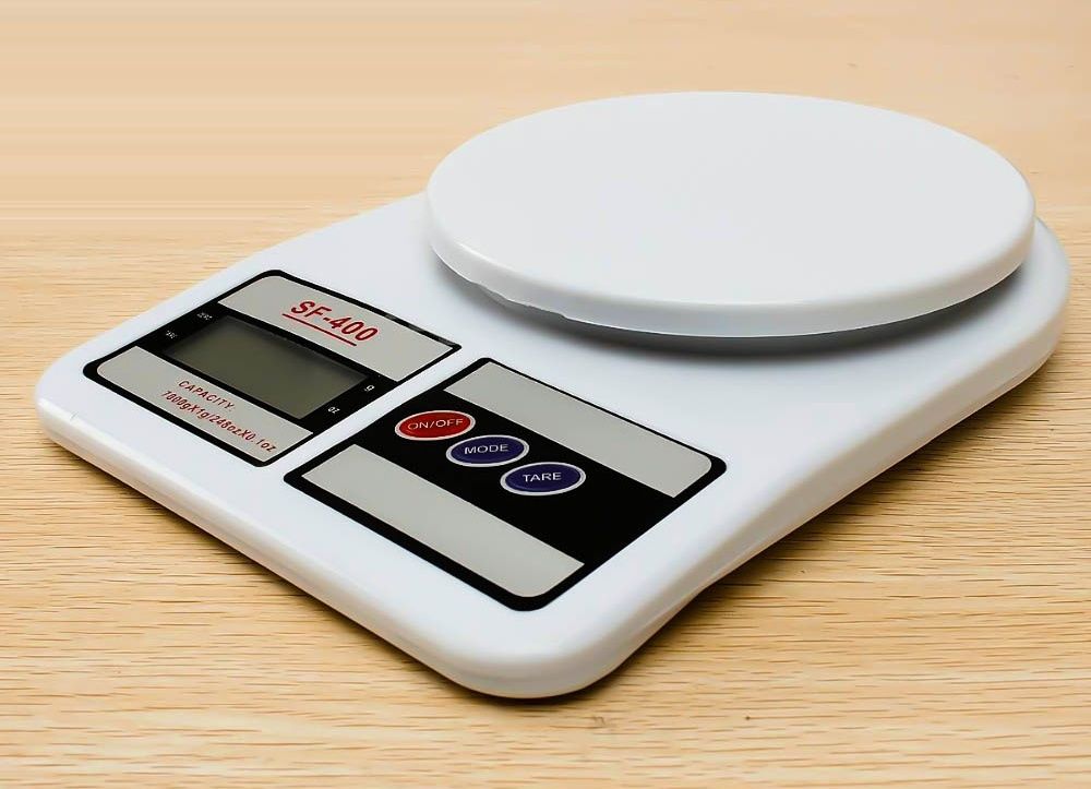  Cân điện tử trắng B05/F400 - Tròn/ Chữ nhật 