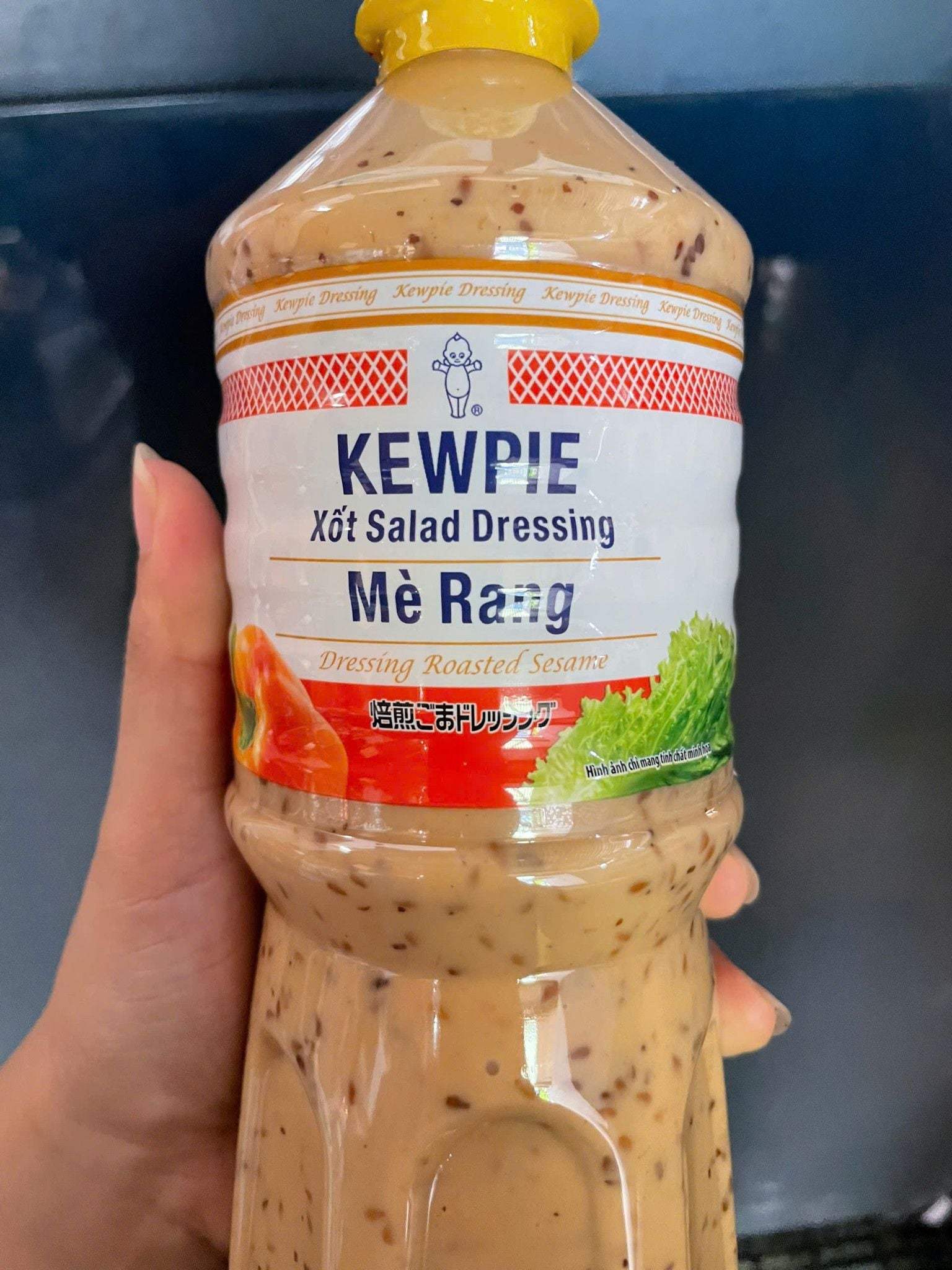  Xốt Mè Rang Kewpie - Chai 1L 