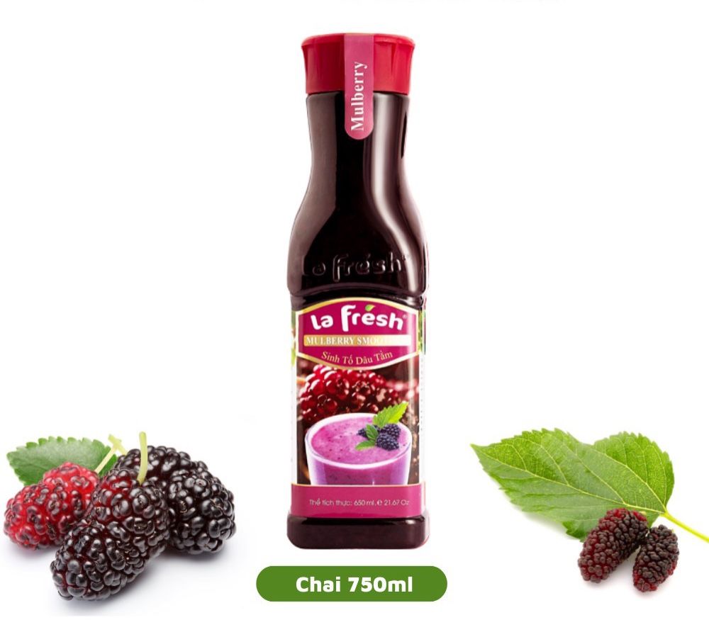  Sinh Tố trái cây La Frésh đủ vị - Chai 650ml 