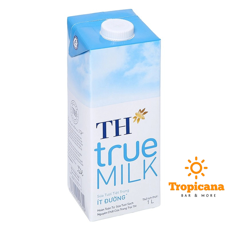  THÙNG Sữa Tươi Tiệt Trùng Ít Đường TH true MILK 1L 
