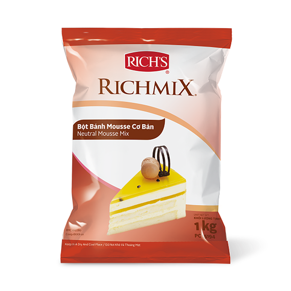  Bột Bánh Mousse Cơ Bản Richmix Túi 1Kg 