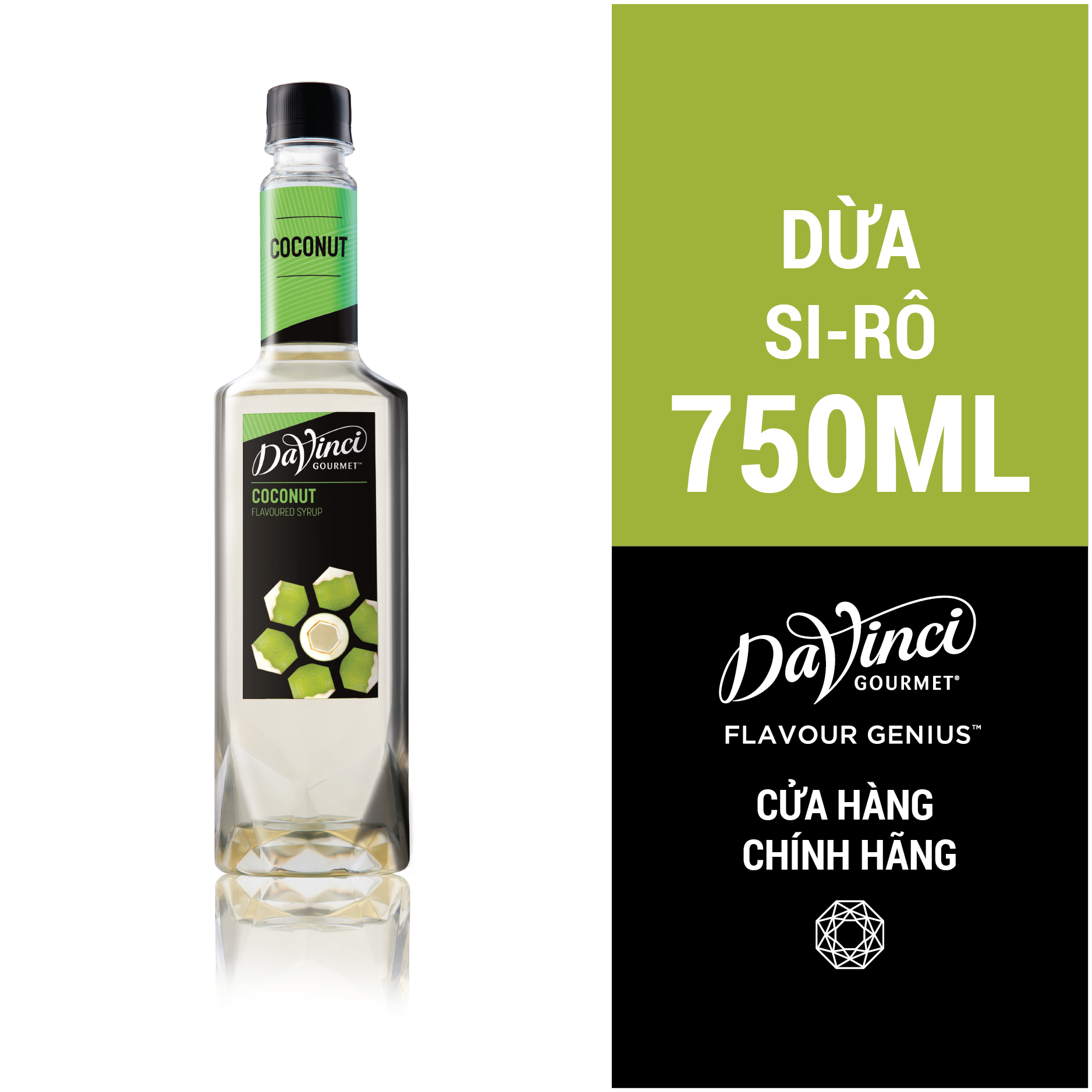  Syrup Davinci Dừa (Coconut) - Chai 750ml 