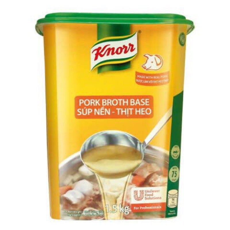  Knorr Súp Nền Thịt Heo  - 1.5kg 