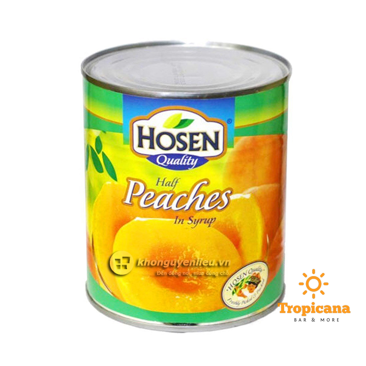  Đào Ngâm Hosen - Lon 825gr 