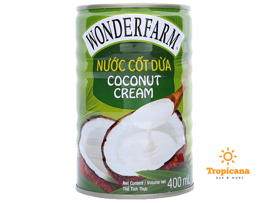  Nước cốt dừa Wonderfarm - Lon 400ml 
